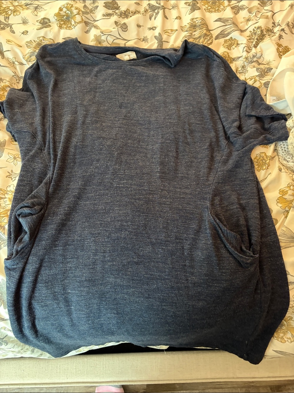 Soft Knit Navy Blue Women's Pocket dress